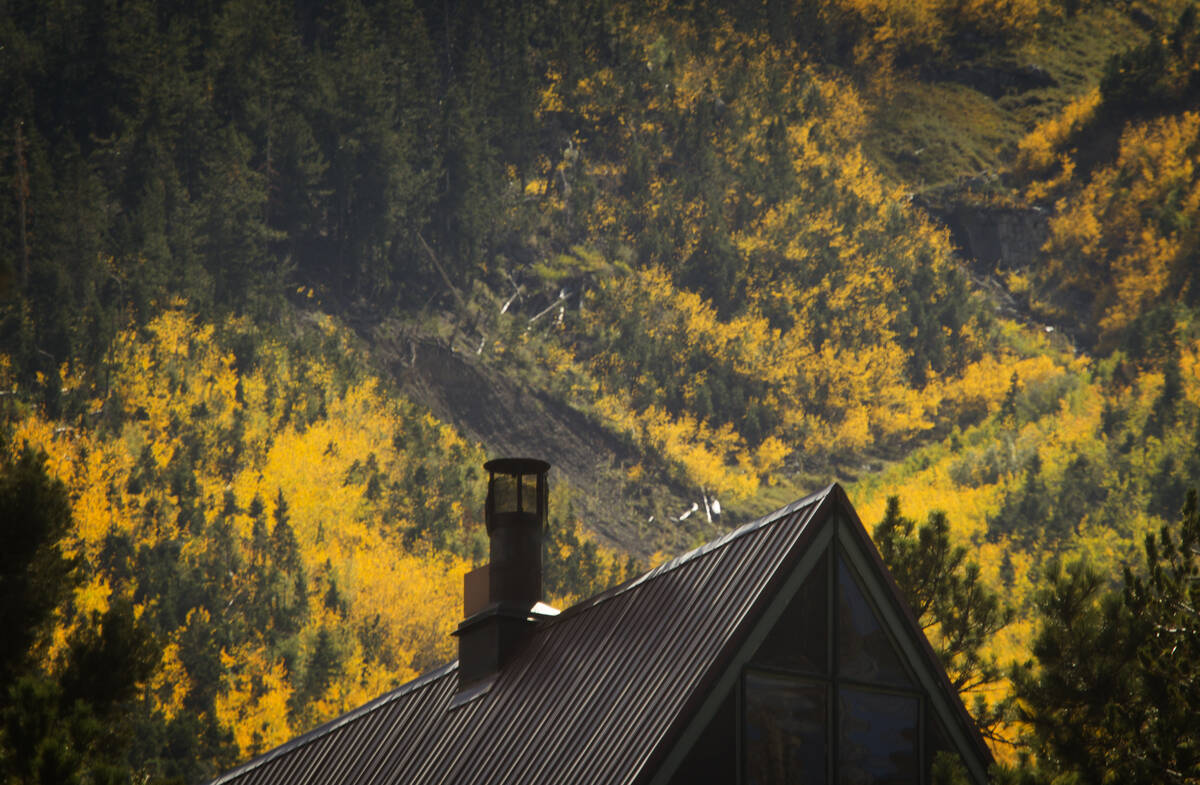 Aspens as seen above Mount Charleston Lodge on Monday, Sept. 16, 2013. (Review-Journal file)
