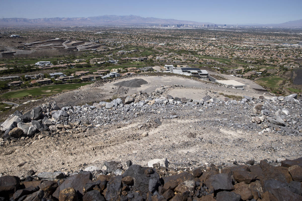 Views from SkyVu, a planned luxury housing project in Henderson's MacDonald Highlands community ...