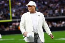 Raiders owner Mark Davis is seen at Allegiant Stadium on Monday, Sept. 13, 2021, in Las Vegas. ...