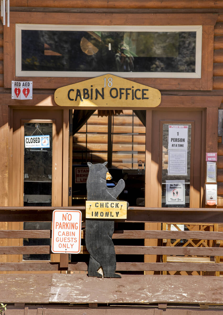 The Mount Charleston Lodge Cabins office and lodging will open again Friday for guests Wednesda ...