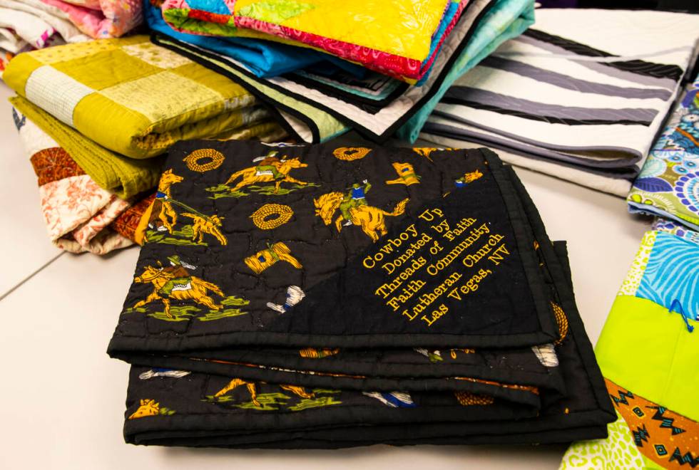 Donated quilts will be given away to survivors, relatives and first responders affected by the ...