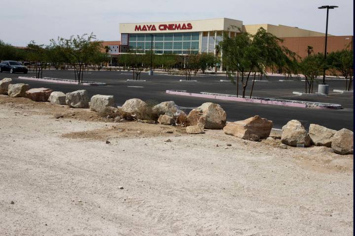 A vacant lot occupied by the sprawling property is seen in front of Maya Cinemas, on Tuesday, S ...