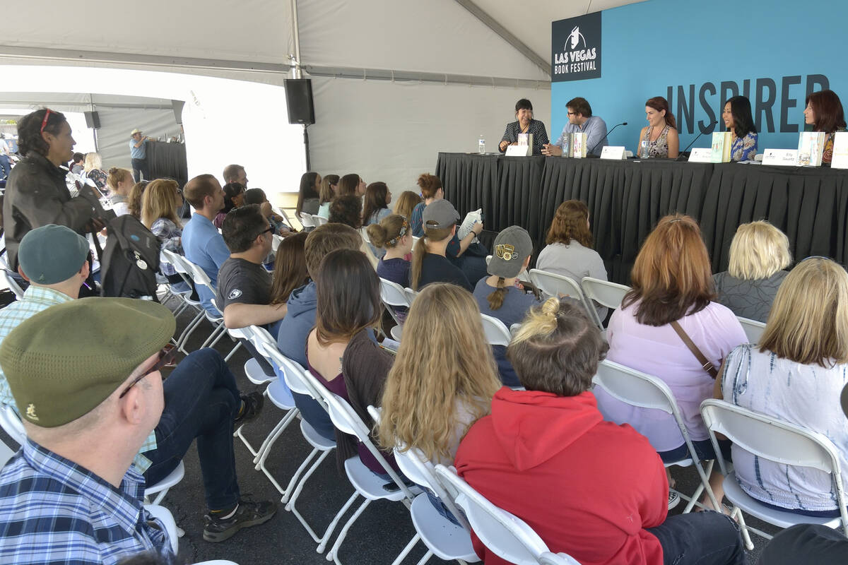 A “Middle Matters: Middle Grade Stories for Everyone” panel discussion is shown during the ...
