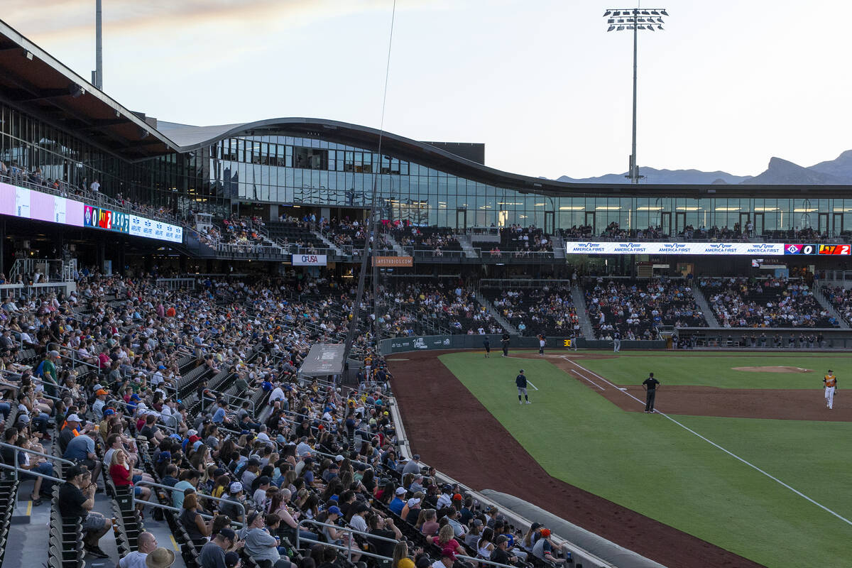 Las Vegas Ballpark allowed fans to fill it at full capacity for the first time since the beginn ...