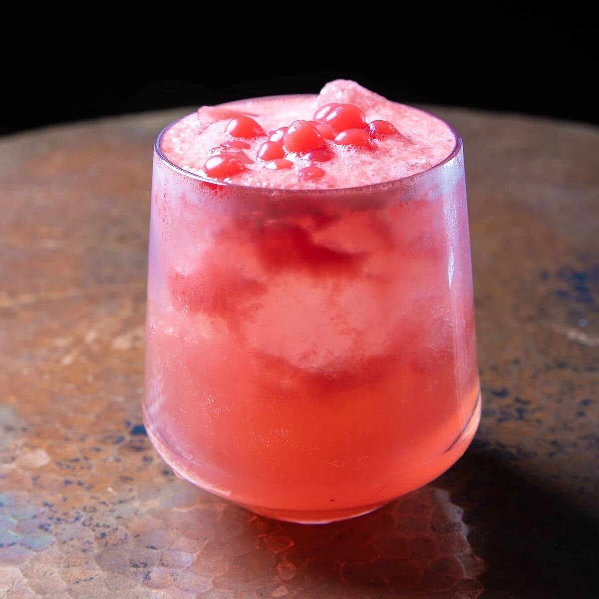 Candy Shop is Kaiyo Japanese Whisky "The Single," Makers Mark Whiskey, grapefruit liqueur, stra ...