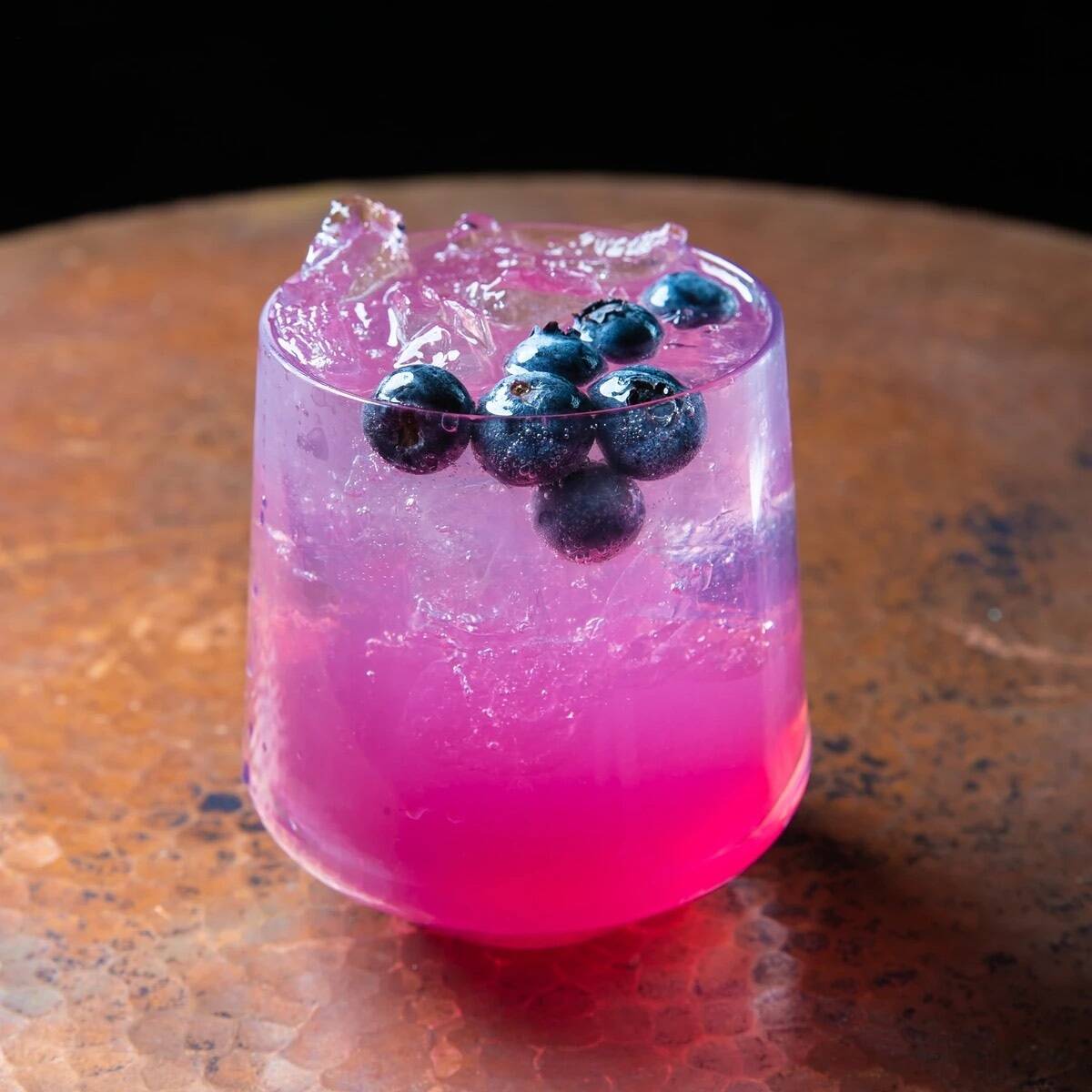 Closer contains Patron Silver Tequila, Italicus Liqueur, blueberry-lavender syrup and Fever Tre ...