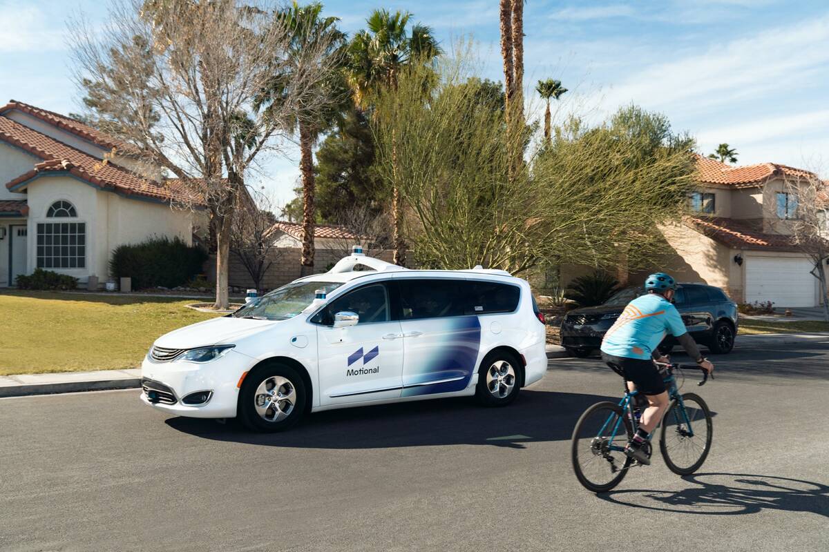 Motional conducted the first driverless test drives of autonomous vehicles in Las Vegas on subu ...