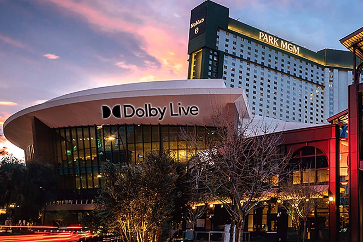 A rendering of Dolby Live, the new name for Park Theater at Park MGM. (MGM Resorts International)