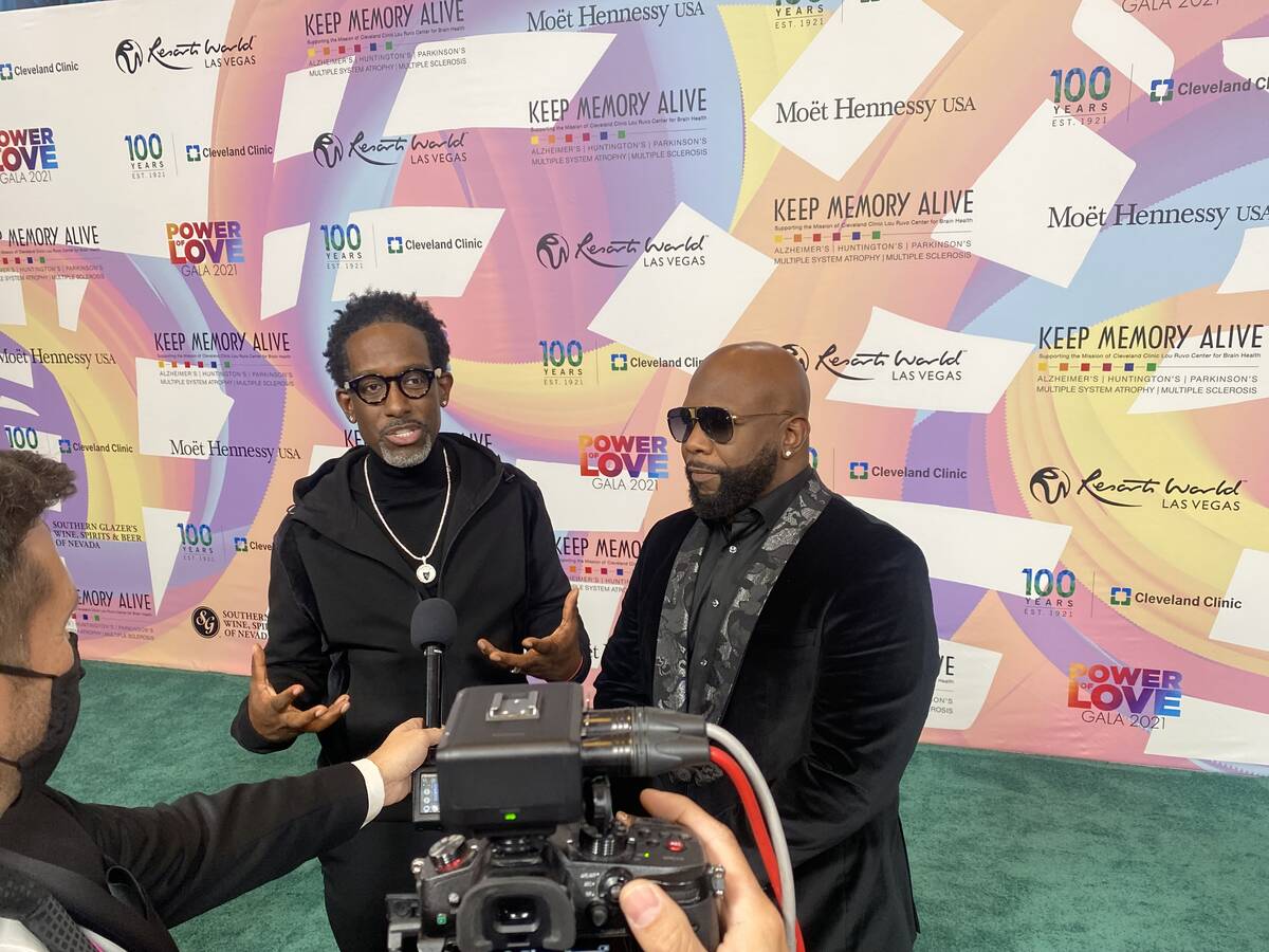 Shawn Stockman and Wanya Morris of Boyz II Men are shown on the red carpet of the 25th Keep Mem ...