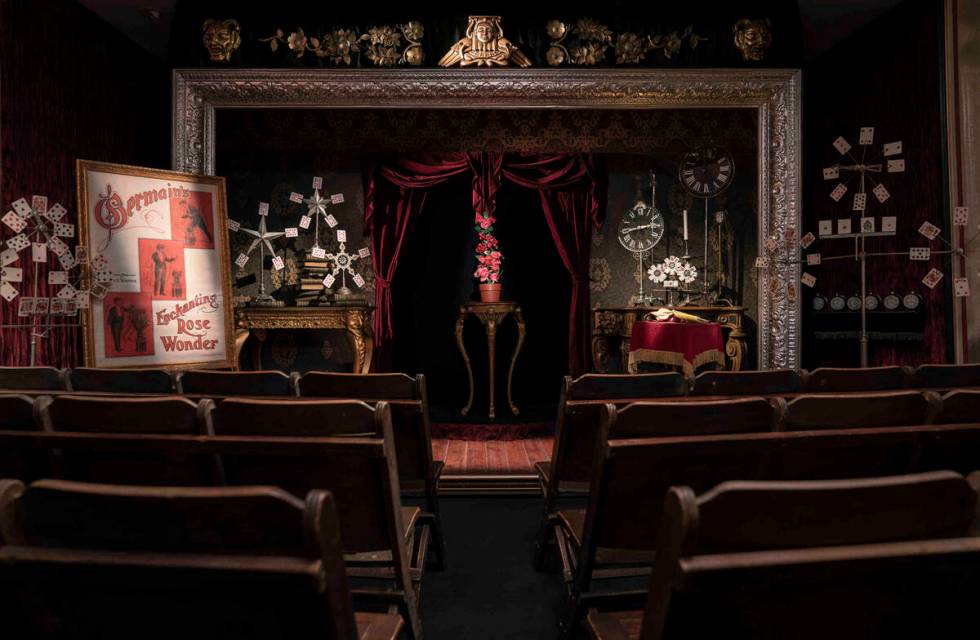 A recreated theater where the magician Martinka performed sits inside David Copperfield's Inter ...
