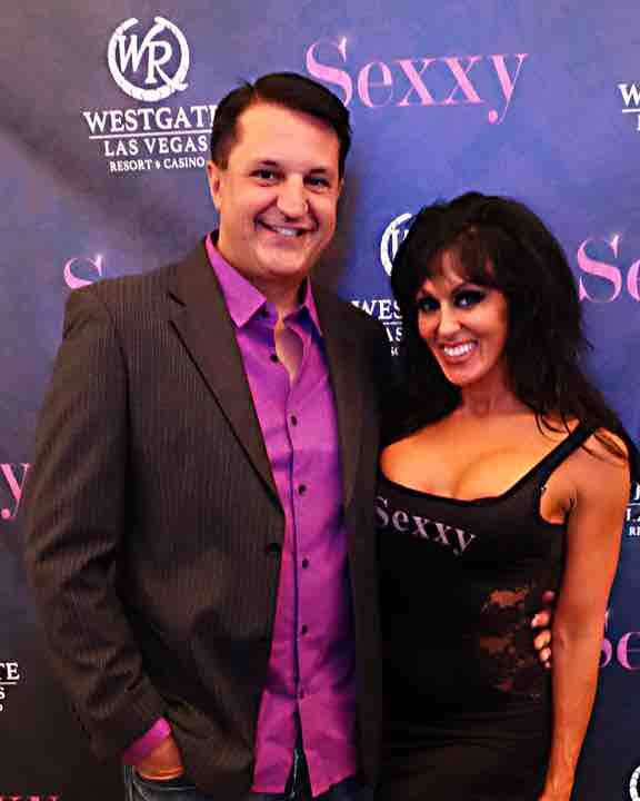 Show consultant Doug Leferovich is shown with Jennifer Romas, creator of "Sexxy," in this undat ...