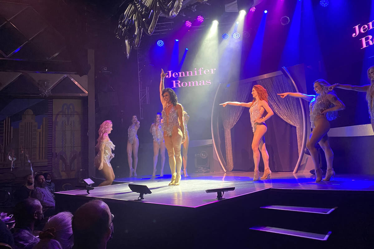 The finale of "Sexxy" at Westgate Cabaret is shown on Sunday, Oct. 17, 2021. (John Katsilometes ...