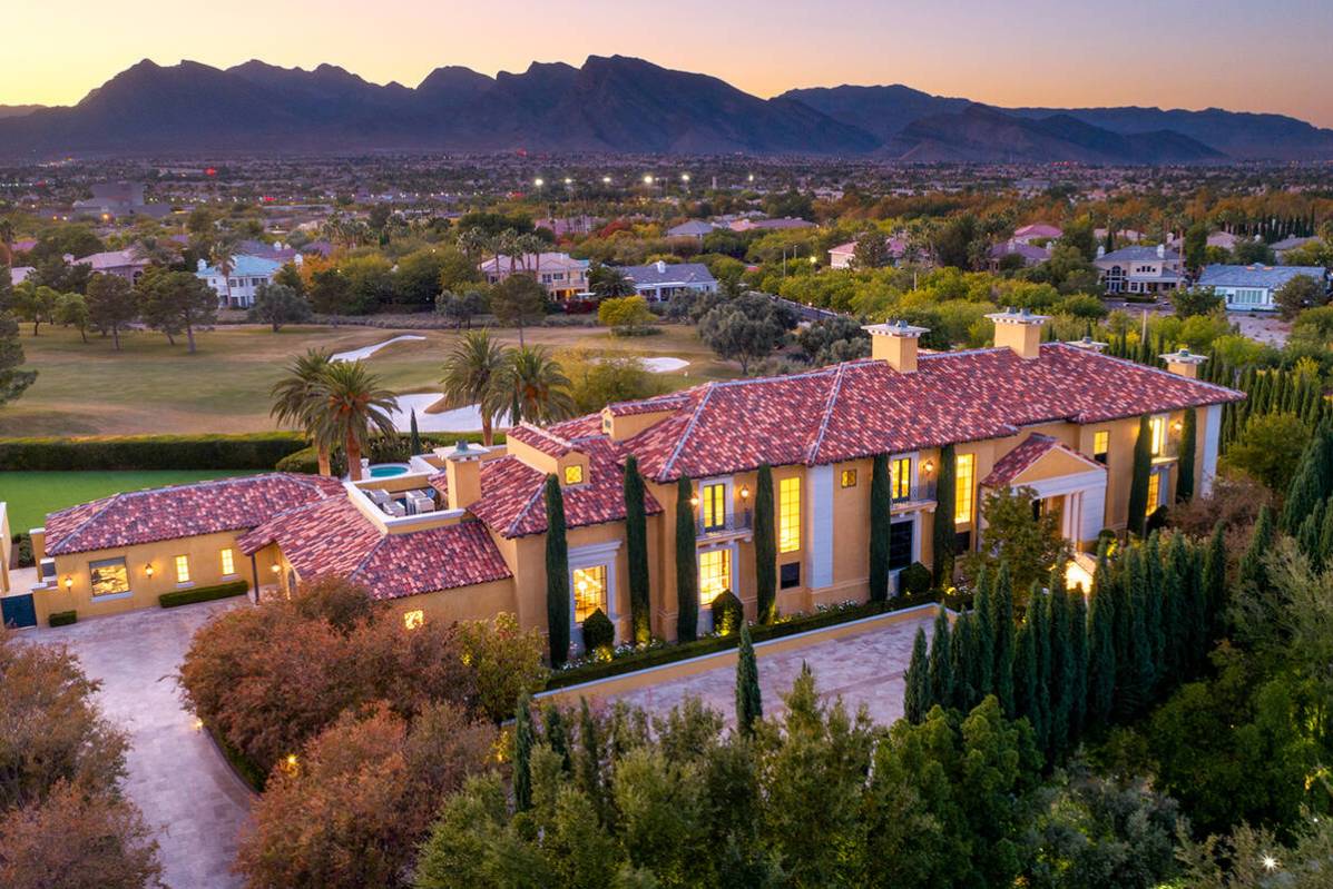 Billionaire Steve Wynn's mansion in Las Vegas' Summerlin community, seen in this photo provided ...