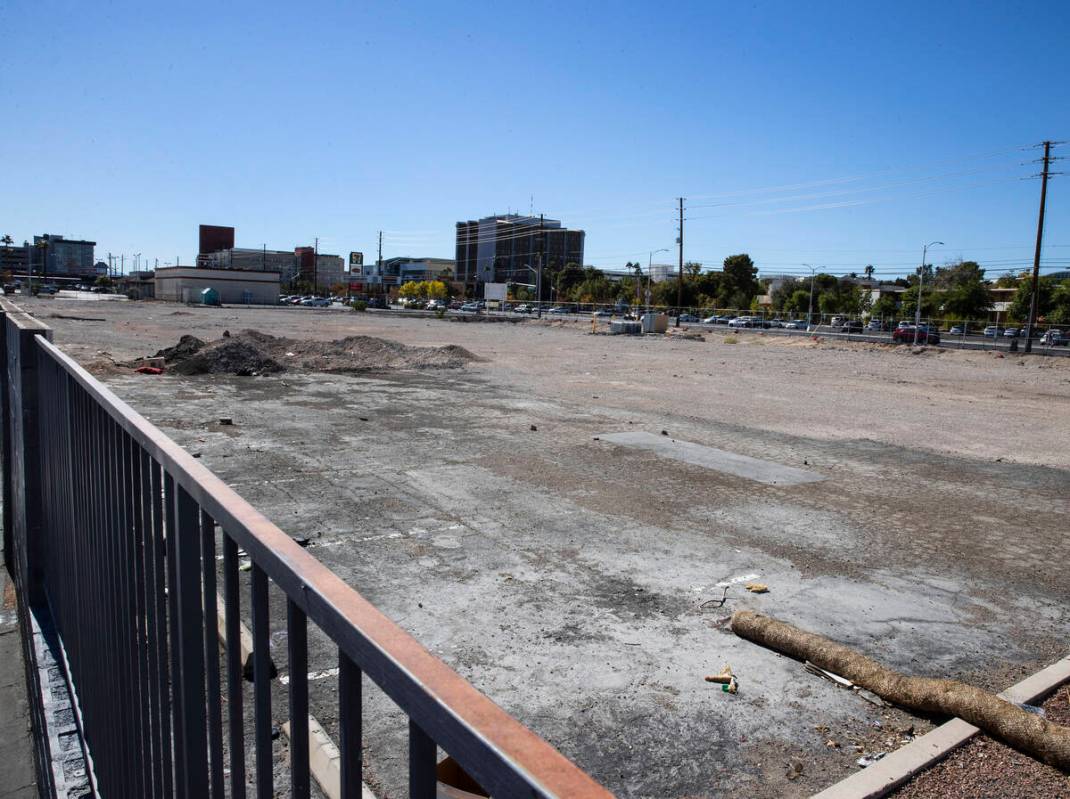 A plot of land near UNLV where G2 Capital Development plans to build a $200 million project wit ...