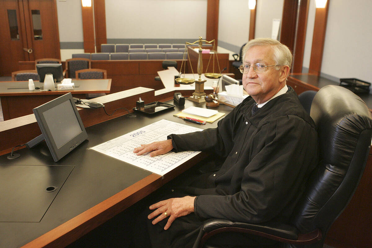 District Judge John McGroarty. (Review-Journal file)