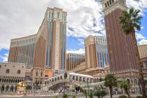 The Venetian on Tuesday, March 17, 2020, in Las Vegas. (Benjamin Hager/Las Vegas Review-Journal ...