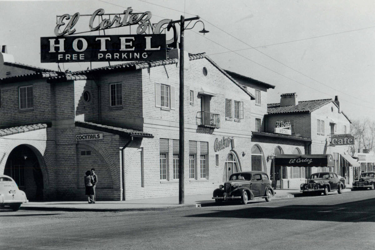 Undated photo of the El Cortez. (Review-Journal file)