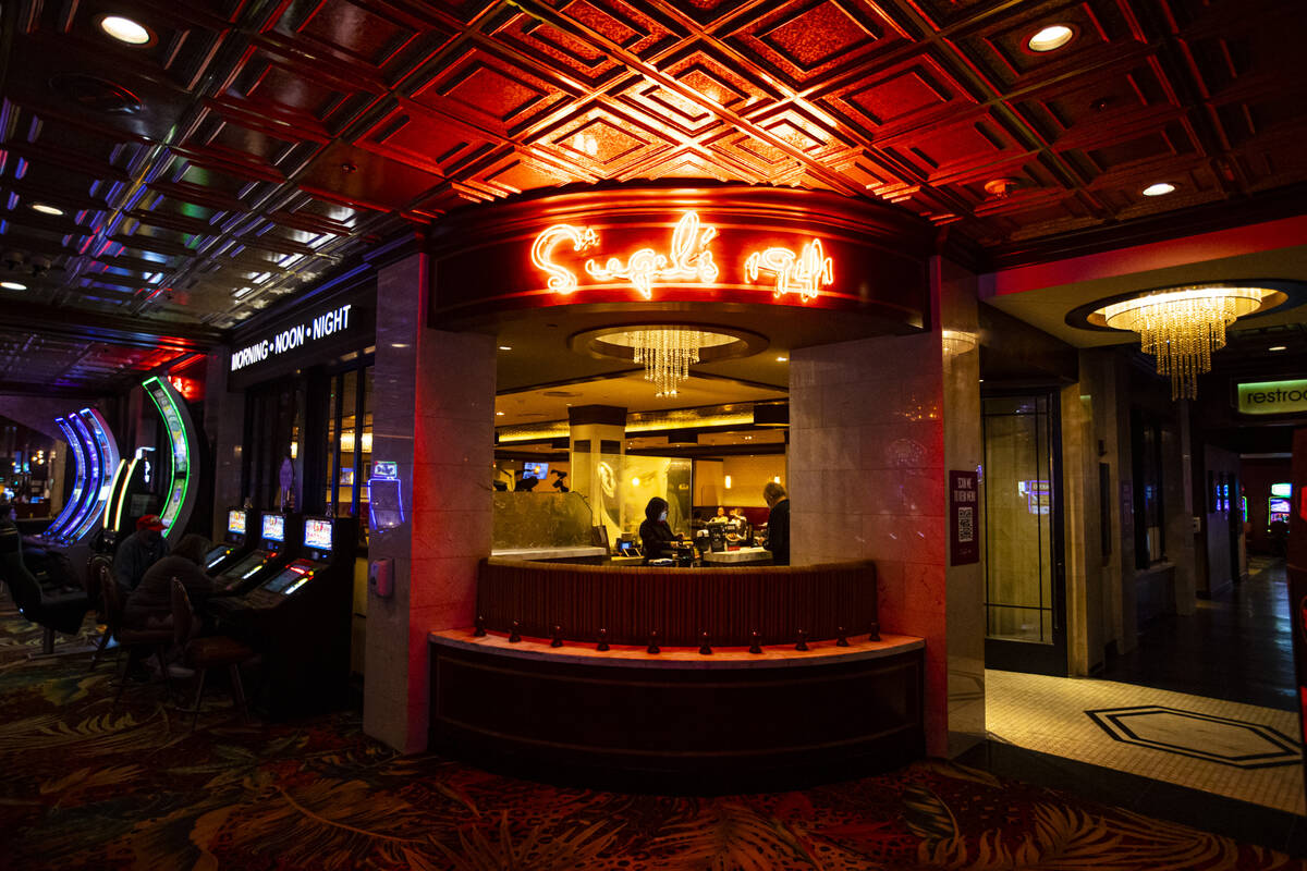 Siegel's 1941 is pictured at the El Cortez in downtown Las Vegas on Wednesday, Oct. 27, 2021. ( ...