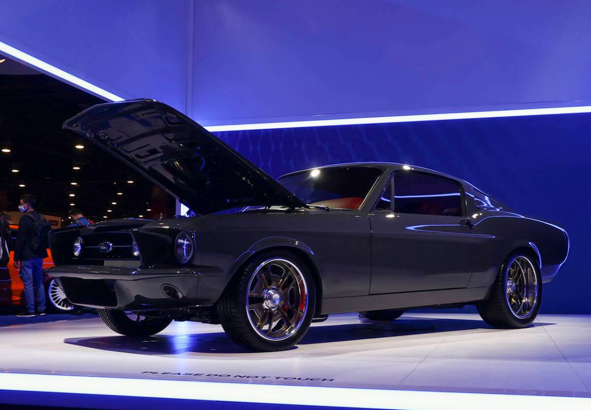 A 1968 Ford Mustang Fastback, dubbed Ҕhe Pegasus Project,Ӡis seen during the Specia ...