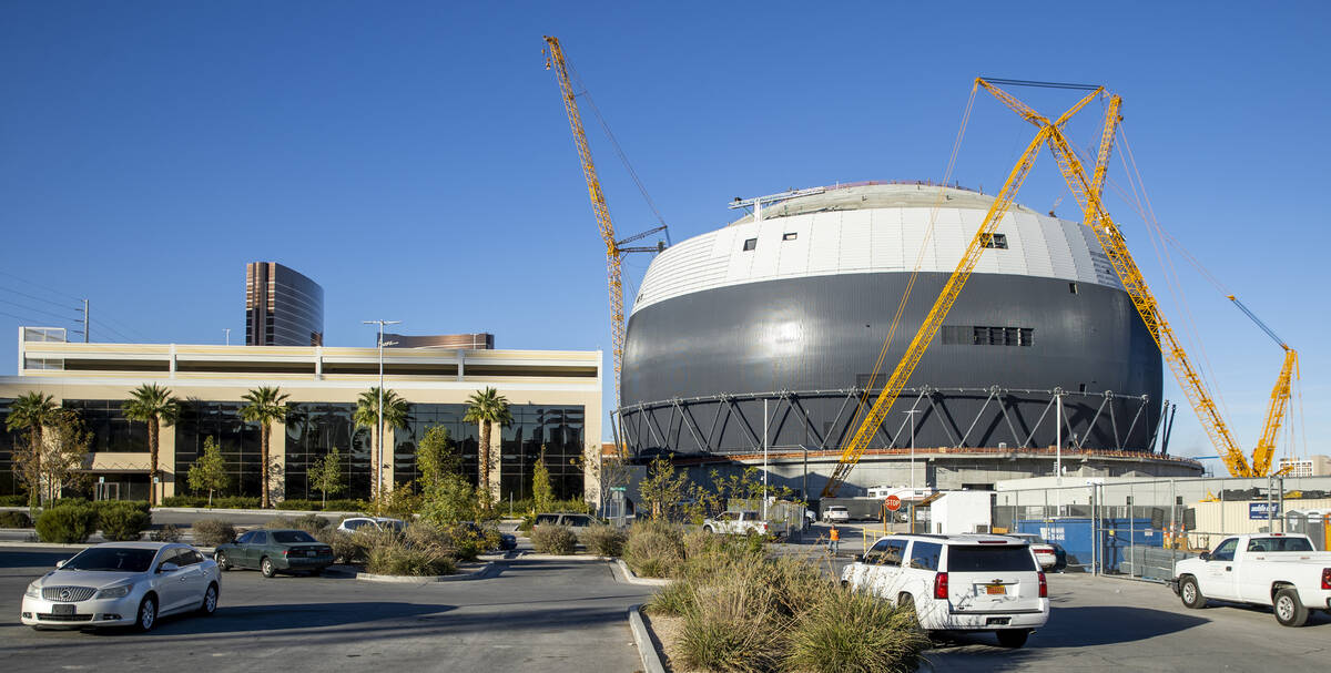 The MSG Sphere site, Madison Square Garden Entertainment is issuing a construction update on We ...