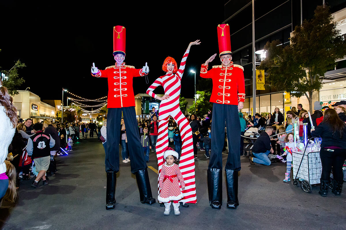 Summerlin's annual holiday parade returns Nov. 19 and runs every Friday and Saturday night at 6 ...