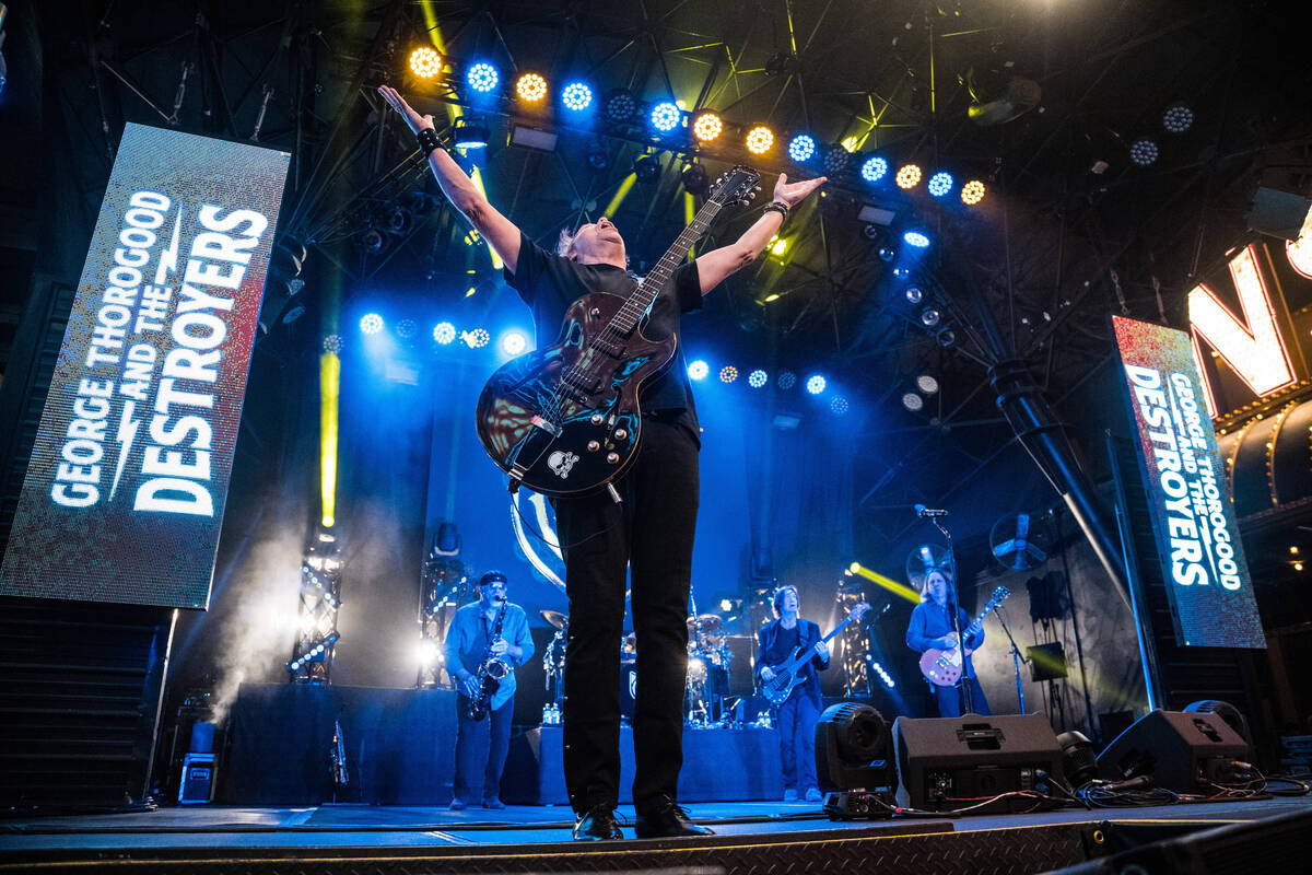 George Thorogood and The Destroyers play the final show of the 2021 free Downtown Rocks concert ...
