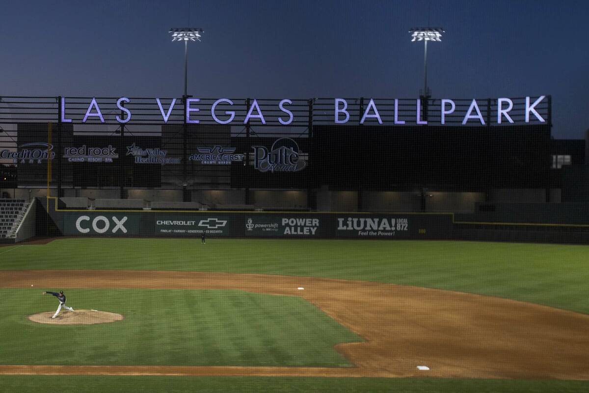 Las Vegas Ballpark on Tuesday, May 4, 2021, in Las Vegas. (Benjamin Hager/Las Vegas Review-Jour ...