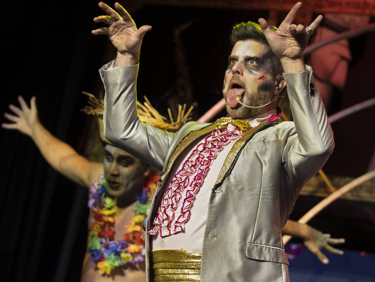 Enoch Augustus Scott performs in “Zombie Burlesque" at V Theater on Tuesday, Nov. 2 ...