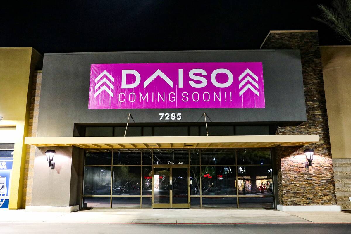 The location of a soon-to-open Daiso store in southwest Las Vegas, near I-215 and Rainbow Boule ...