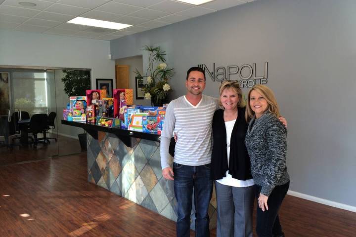 Frank Napoli, Diane Ray and Lori Napoli. (BHHS)