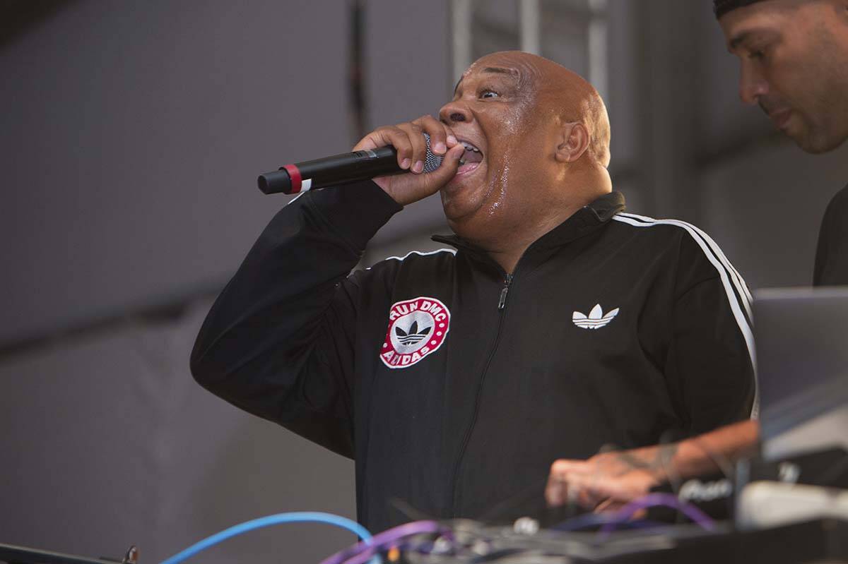 Rev. Run of Run-DMC performs on stage at Best of the Fest at SOBEWFF on Sunday, May 23, 2021, i ...