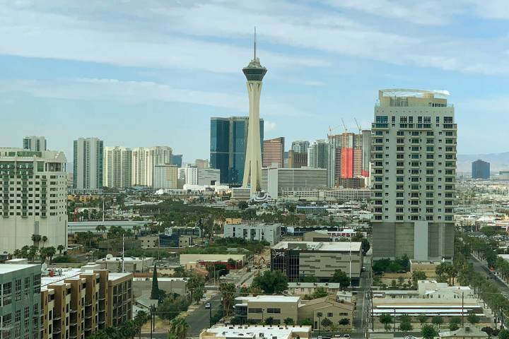 Las Vegas weather conditions will remain warm with a high near 72 on Sunday, Dec. 5, 2021, acco ...