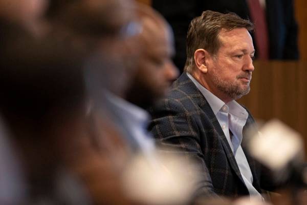 Inductee Bob Stoops speaks during the College Football Hall of Fame introduction ceremony of th ...