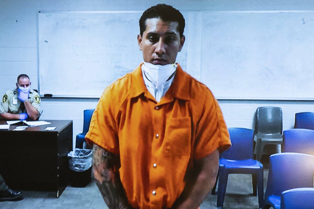 Rodrigo Cruz, who fatally pushed a woman off a bicycle last year, appears in court via videocon ...