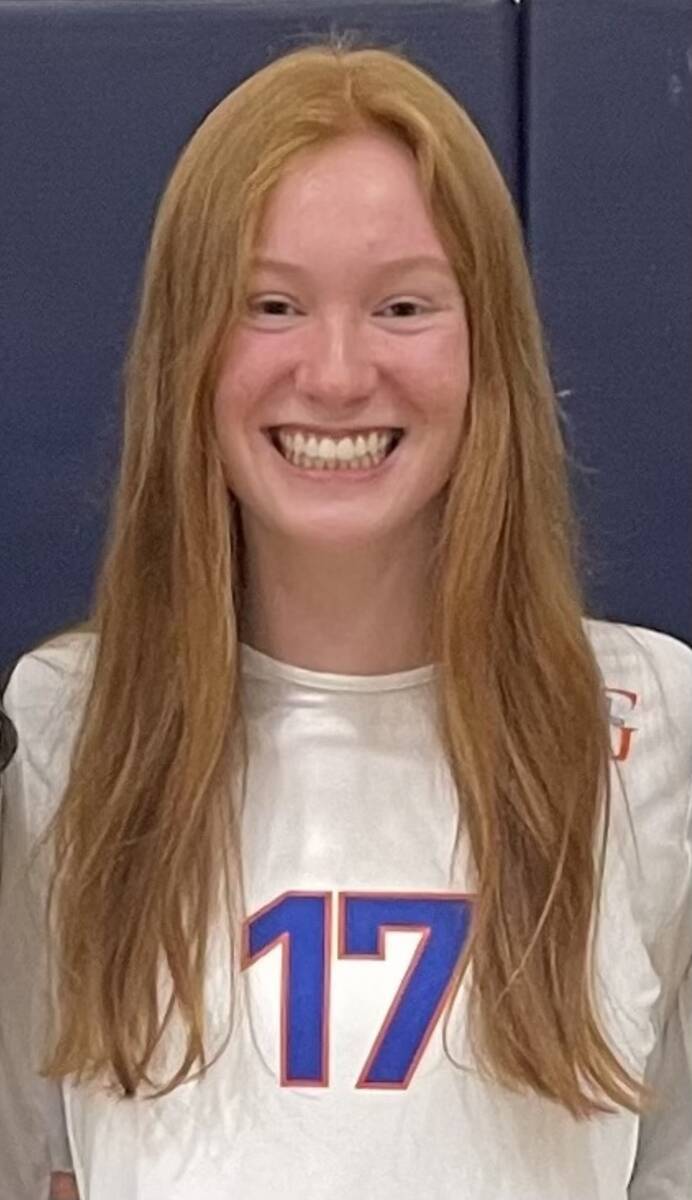 Bishop Gorman's Ashley Duckworth is a member of the Nevada Preps All-Southern Nevada girls voll ...