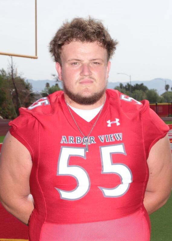 Arbor View's Cooper Teague is a member of the Nevada Preps All-Southern Nevada football team.