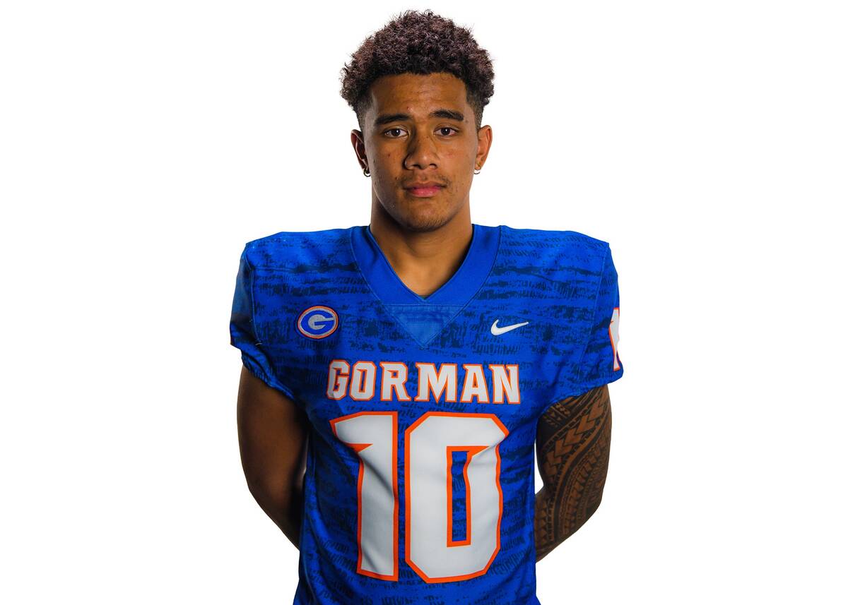 Bishop Gorman's Palaie Faoa is a member of the Nevada Preps All-Southern Nevada football team.