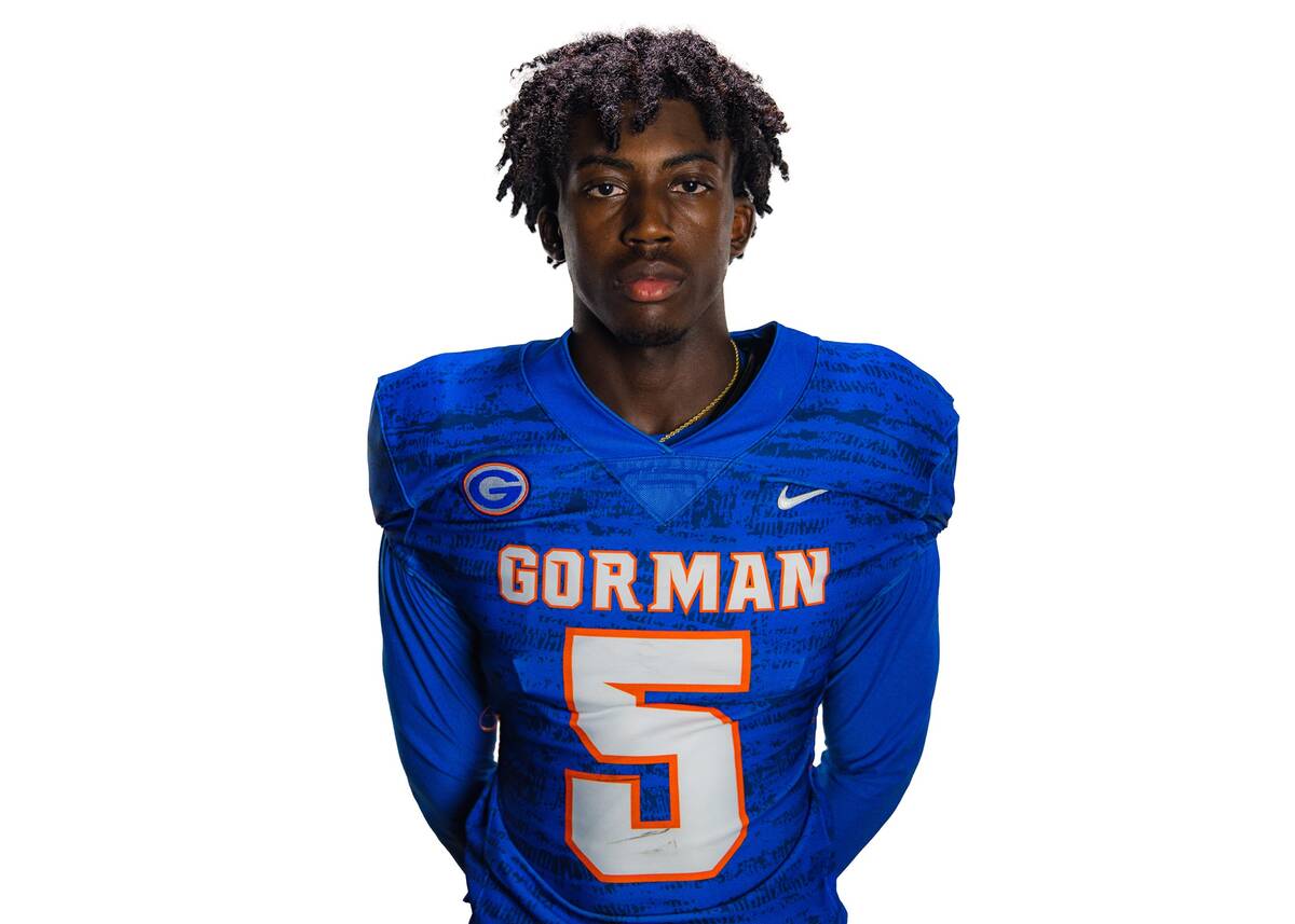 Bishop Gorman's Zion Branch is a member of the Nevada Preps All-Southern Nevada football team.
