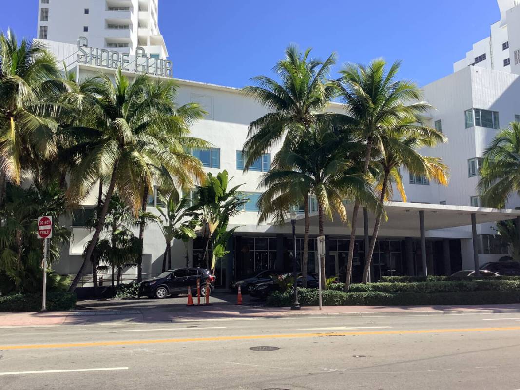 The closed Shore Club hotel in Miami Beach, Florida, is seen Tuesday, Dec. 7, 2021. (Eli Segall ...