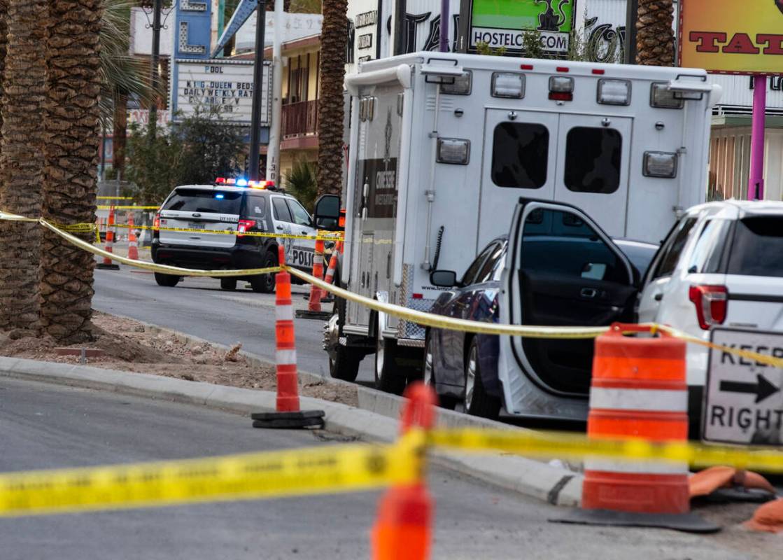 The Las Vegas Metropolitan police is investigating a homicide near Las Vegas Boulevard and East ...