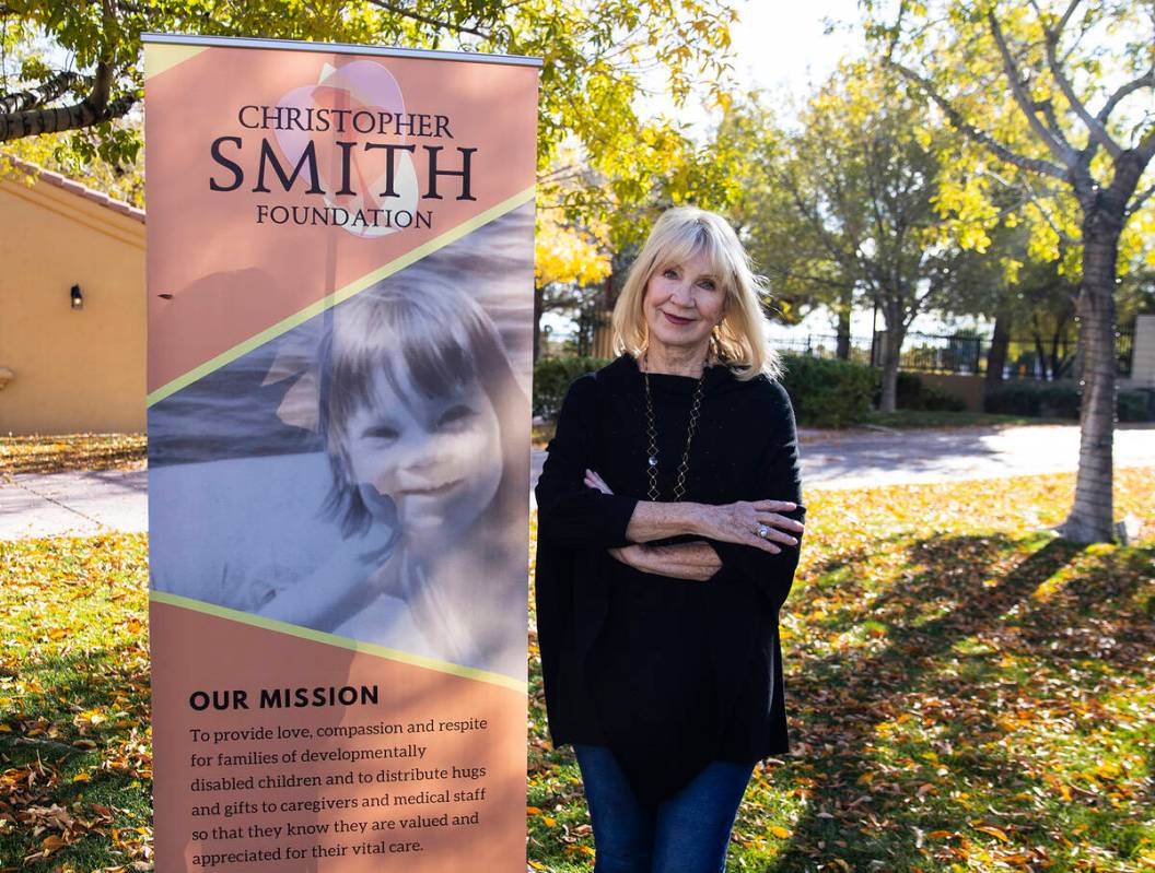 Linda Smith, who for decades was chief fundraiser and face of Opportunity Village, poses for a ...