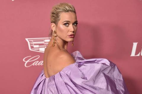 Katy Perry arrives at Variety's Power of Women: Los Angeles on Thursday, Sept. 30, 2021, at the ...