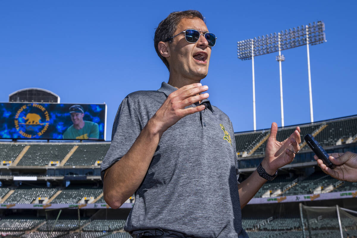 Oakland A's President Dave Kaval talks about the current state of the team, location and future ...