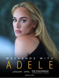 Adele begins her "Weekends with Adele" residency at the Colosseum at Caesars Palace in January.