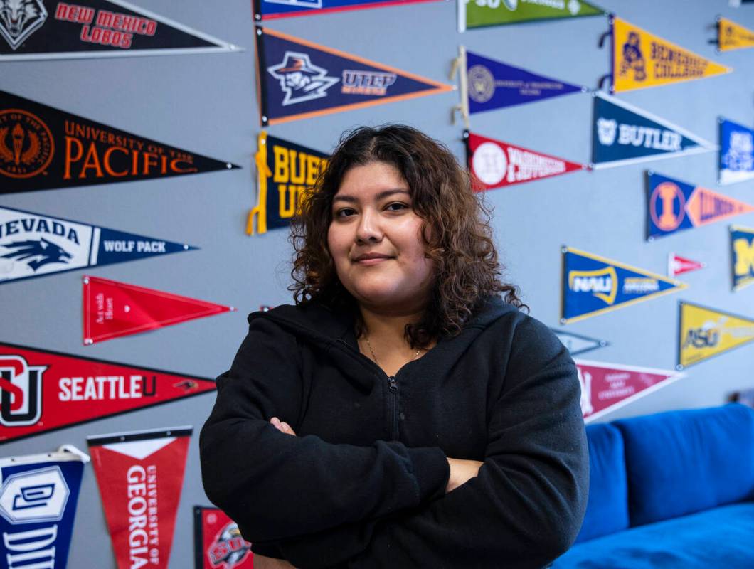 Miriam Gomez, a program manager at Leader in Training, a first-generation college readiness pro ...