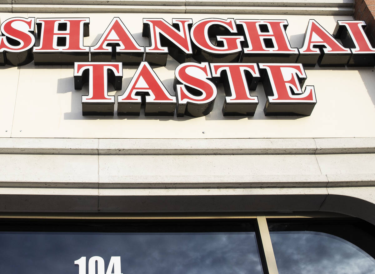 Shanghai Taste at 4255 Spring Mountain Road in China Town is seen on Monday, Dec. 20, 2021, in ...