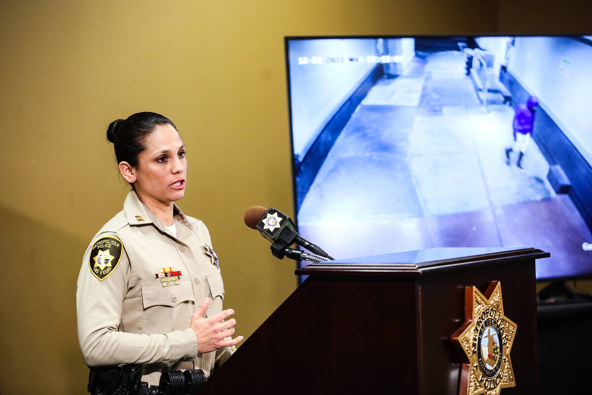 Capt. Michelle Tavarez, of the Spring Valley Area Command for the Metropolitan Police Departmen ...