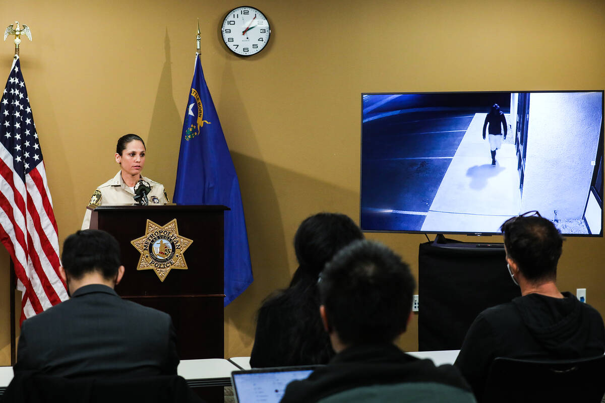 Capt. Michelle Tavarez, of the Spring Valley Area Command for the Metropolitan Police Departme ...