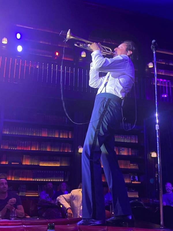 Brian Newman performs in his "After Dark" show at NoMad Library on Thursday, Aug. 12, 2021. (Jo ...