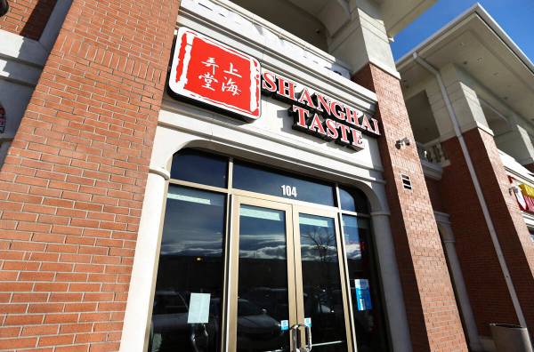 An exterior view of ShangHai Taste in Chinatown's Shanghai Plaza in Las Vegas on Monday, Dec. 2 ...